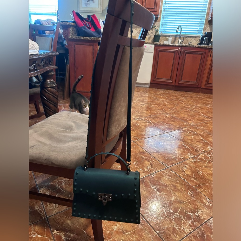 Dark green crossbody bag